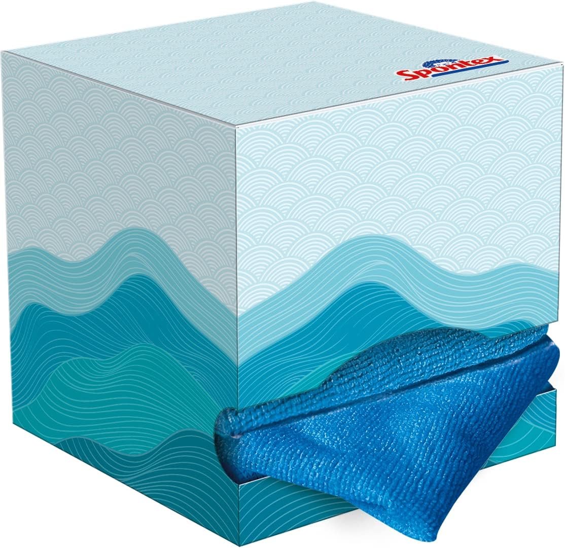 SPONTEX BOX DE 12 CHIFFONS MICROFIBRES – Image 2