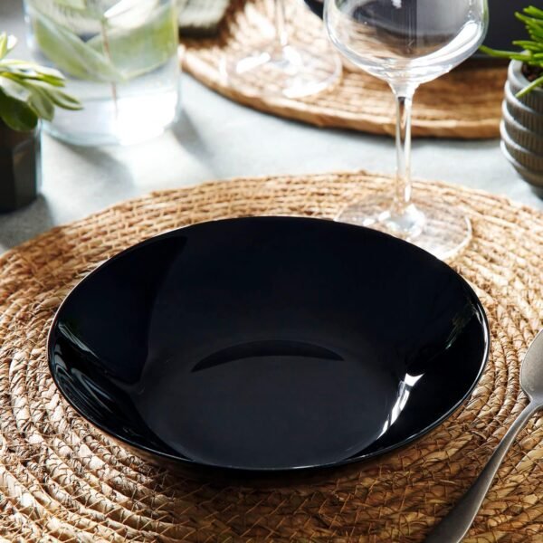 LUMINARC ZELIE SERVICE A TABLE 24PCS NOIR – Image 2