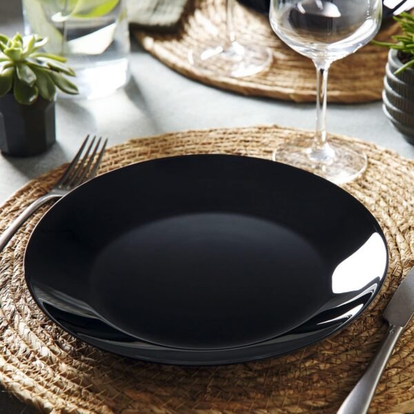 LUMINARC ZELIE SERVICE A TABLE 24PCS NOIR – Image 3