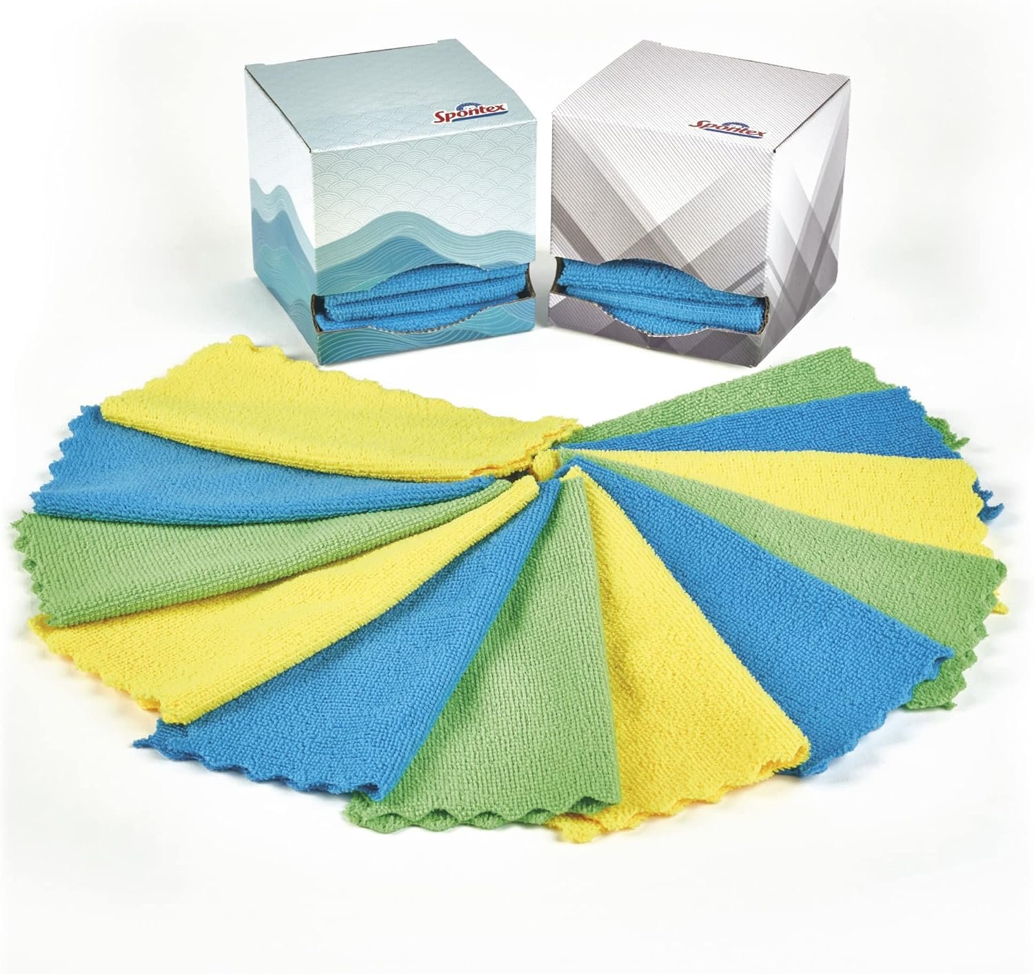 SPONTEX BOX DE 12 CHIFFONS MICROFIBRES – Image 3