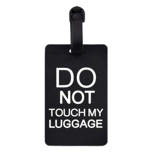 ETIQUETTE DE BAGAGE DO NOT TOUCH