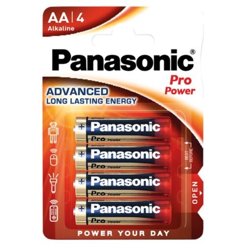 PANASONIC ALKALINE ADVANCED PILES AA X4