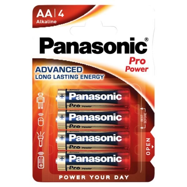 PANASONIC ALKALINE ADVANCED PILES AA X4