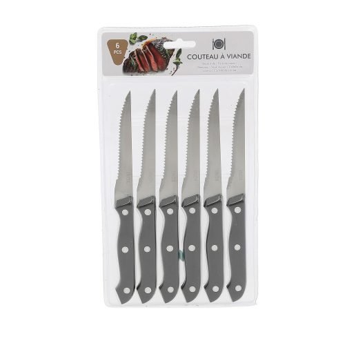 AJC SET DE 6 COUTEAUX A VIANDES 630078
