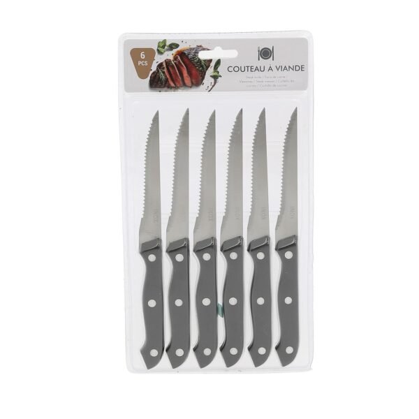 AJC SET DE 6 COUTEAUX A VIANDES 630078