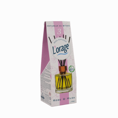 LORAGE DIFFUSEUR EN STICK 110ML ROSE (3)