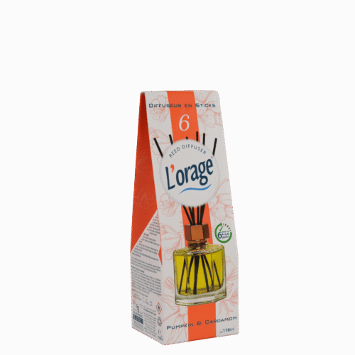 LORAGE DIFFUSEUR EN STICK 110ML PUMPKIN & CARDAMON (6)