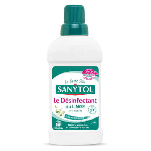 SANYTOL DESO DESINFCETANT TEXTILES 500ML FLEURS BLANCHES