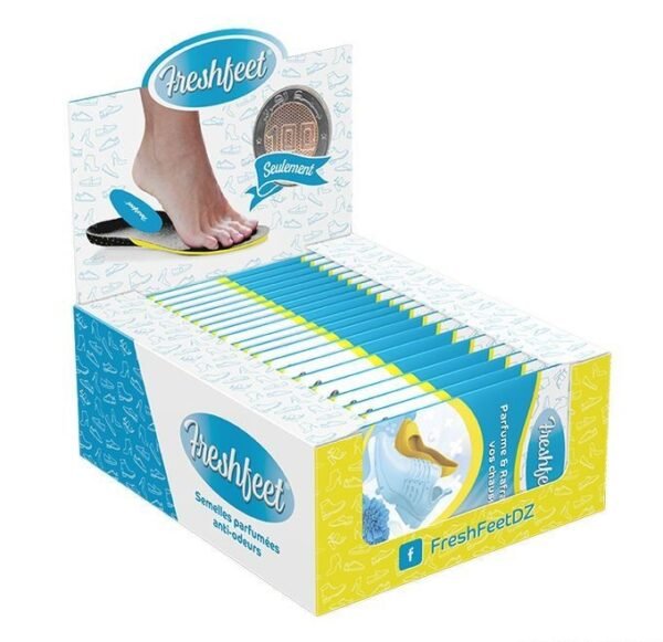 FRESHFEET SEMELLES PARFUMEES ANTI-odeurs 2PCS