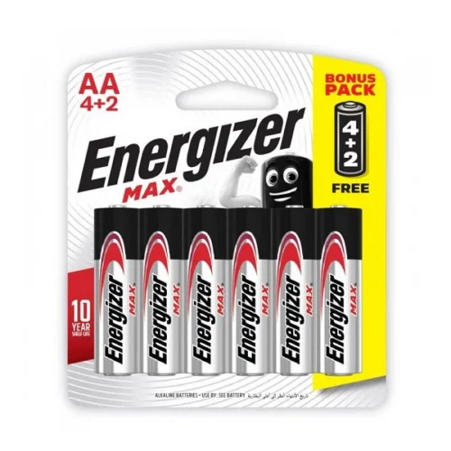 ENERGIZER MAX PILE AA 4+2