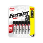 ENERGIZER MAX PILE AAA 4+2