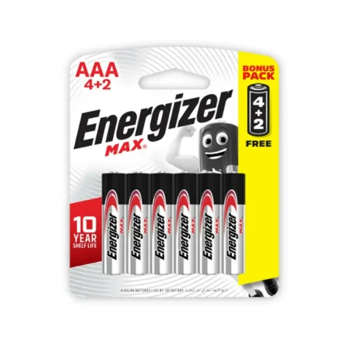 ENERGIZER MAX PILE AAA 4+2