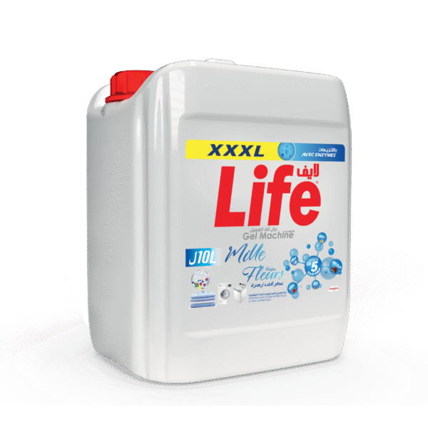 LIFE LESSIVE LIQUIDE 10L BICARBONATE/MILLES FLEURS