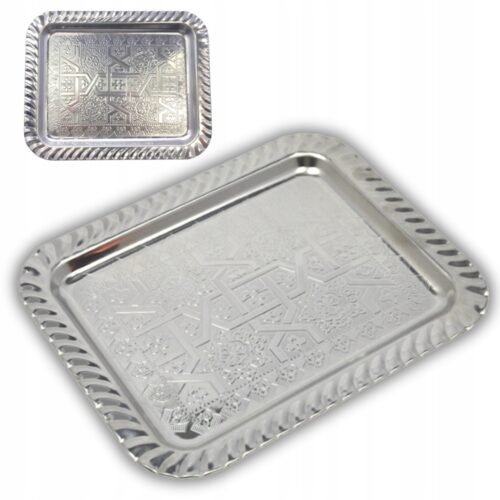 PLATEAU EN METAL 22X18CM AC10370A