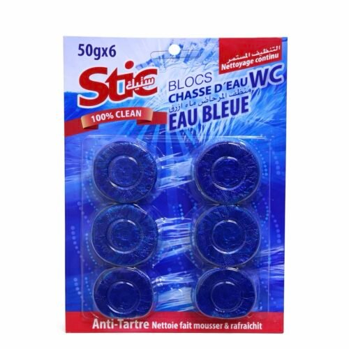 STIC BLOC WC EAU BLEU 6X50G