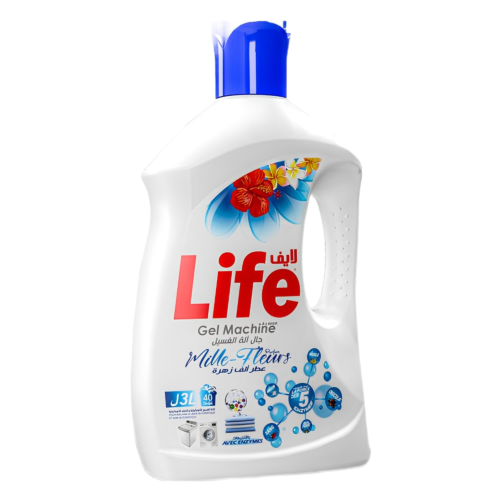 LIFE LESSIVE LIQUIDE 3L BICARBONATE / MILLE FLEURS