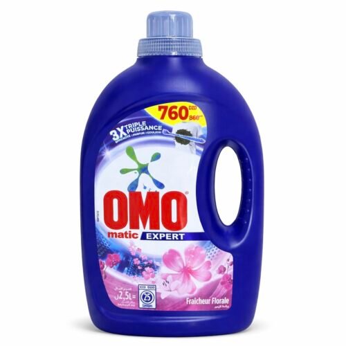 OMO LESSIVE LIQUIDE 2.5L FRAICHEUR FLORALE