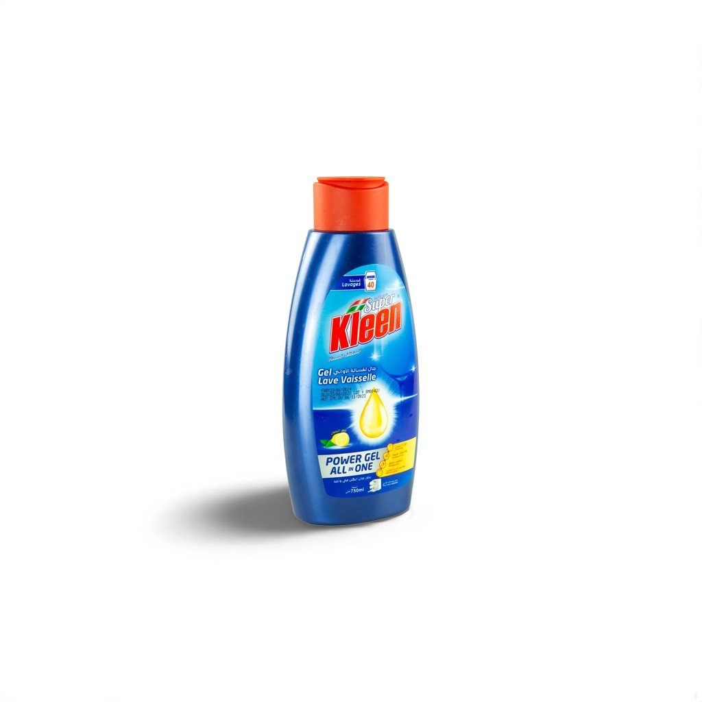 SUPER KLEEN GEL LAVE VAISELLE 750ML 40D CITRON