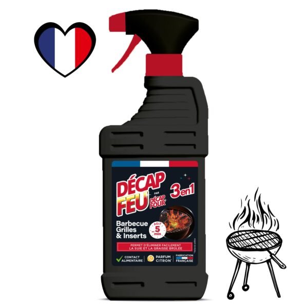 DECAP FEU PISTOLET NETTOYANT BBQ GRILLES 750ML