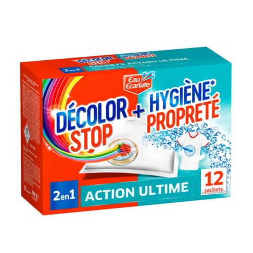 EAU ECARLATE DECOLOR STOP + HYGIENE PROPRETE X12