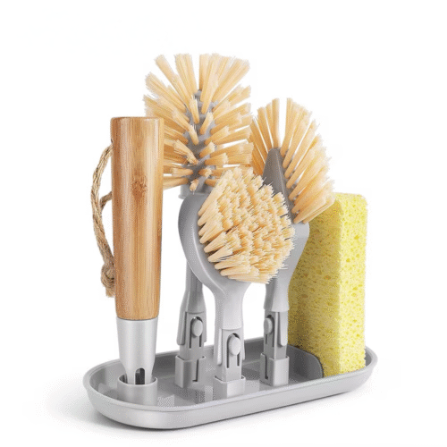 SET DE 3 BROSSES AVEC POIGNEE BAMBOU