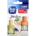 AMBI PUR RECHARGE DIFFUSEUR VOITURE 7ML ORANGE ET POMPLEMOUSSE
