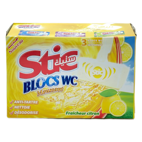 STIC BLOC WC 3X40GR CITRON