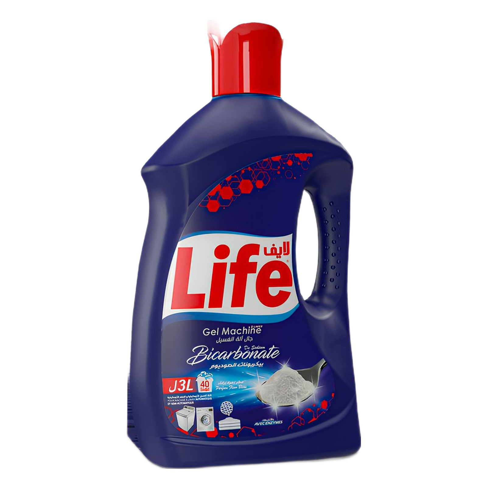 LIFE LESSIVE LIQUIDE 3L BICARBONATE PLUS
