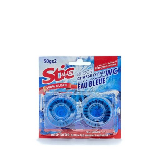STIC BLOC WC EAU BLEU 2X50G