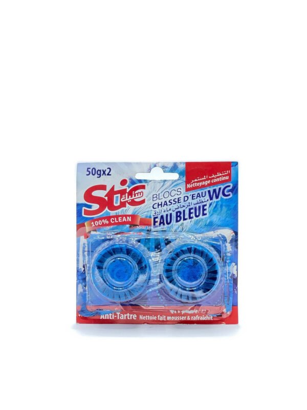 STIC BLOC WC EAU BLEU 2X50G