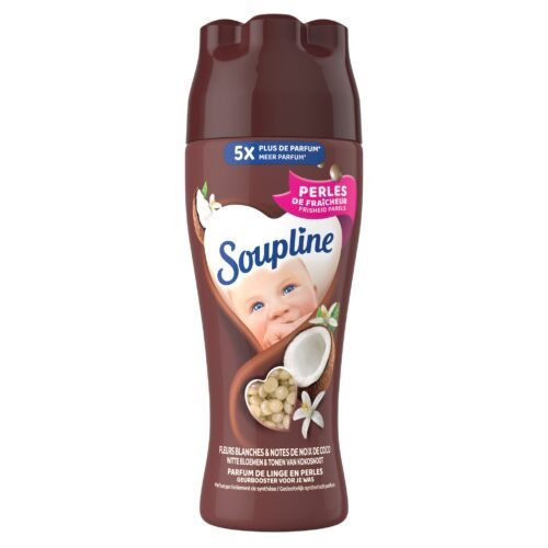 SOUPLINE PARFUM DE LINGE EN PERLE 230GR FLEURS BLANCHES & COCO