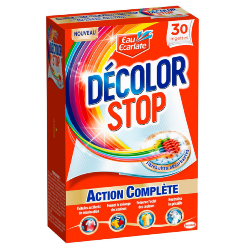EAU ECARLATE 30 LINGETTES ANTI DECOLORATION
