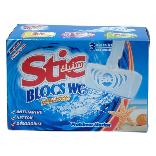 STIC BLOC WC 3X40GR MARINE