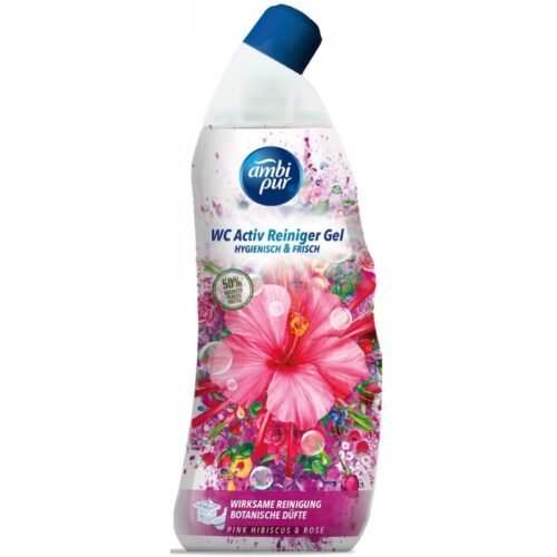 AMBI PUR GEL WC 750ML PINK HIBISCUS ET ROSE