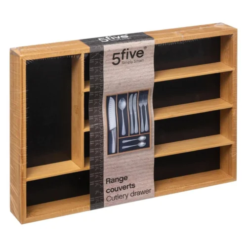 5FIVE RANGE COUVERTS BAMBOU 34X25CM 167748 NOIR