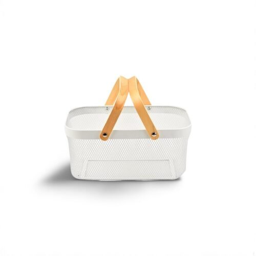 SILICE PANIER DE RANGEMENT EN ACIER BEIGE 802494A