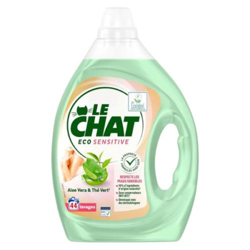 LE CHAT LESSIVE LIQUIDE 1.98 44D ALOE VERA & THE VERT