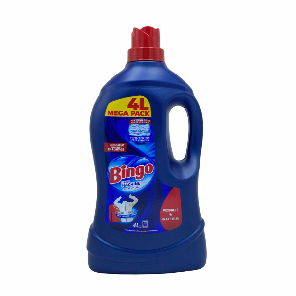 BINGO LESSIVE LIQUIDE 4L PROPRETE ET FRAICHEUR