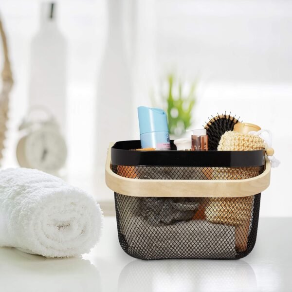 SILICE PANIER DE RANGEMENT EN ACIER NOIR 810982ZN – Image 2