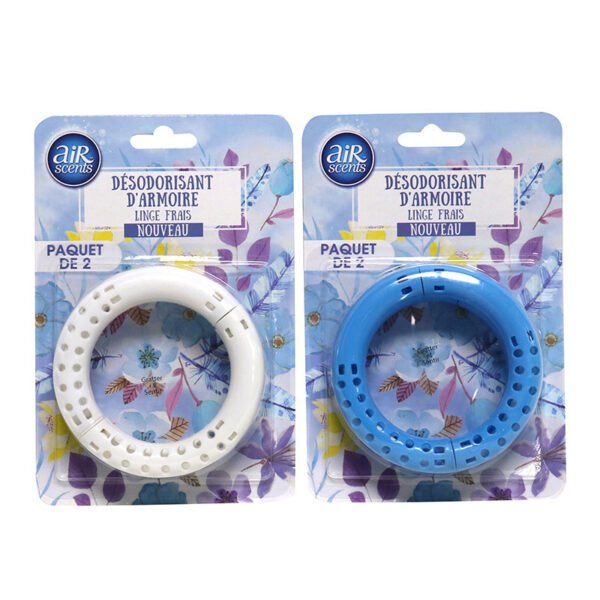 AIR SCENTS DESODORISANT D'ARMOIRE PAQUET DE 2