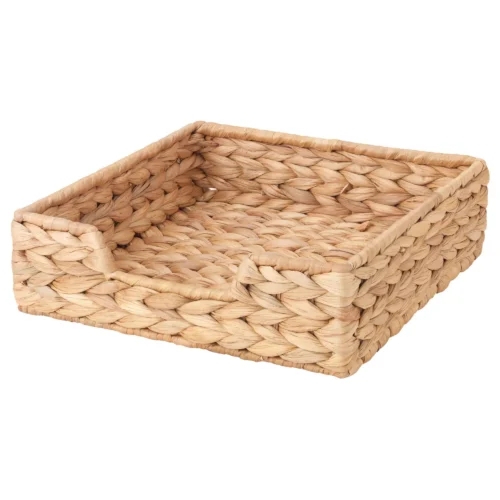 CISSAN PORTE SERVIETTE EN OSIER 18X18CM 60334289