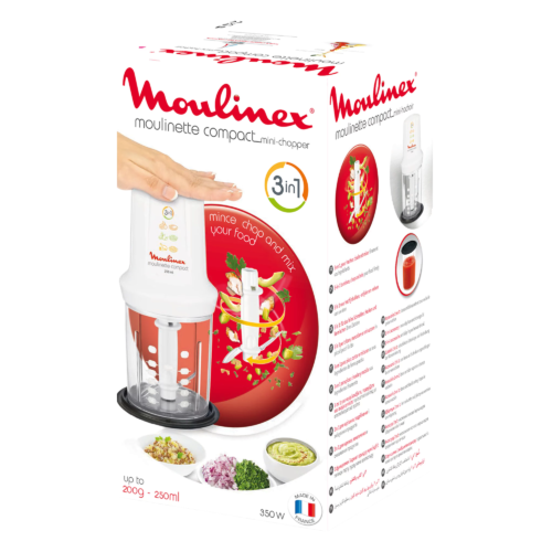MOULINEX MOULINETTE COMPACT MINI HACHOIR 350W DJ305110