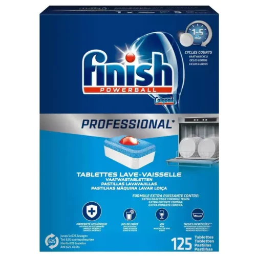FINISH PROFESSIONEL PASTILLES LAVE VAISSELLE X125