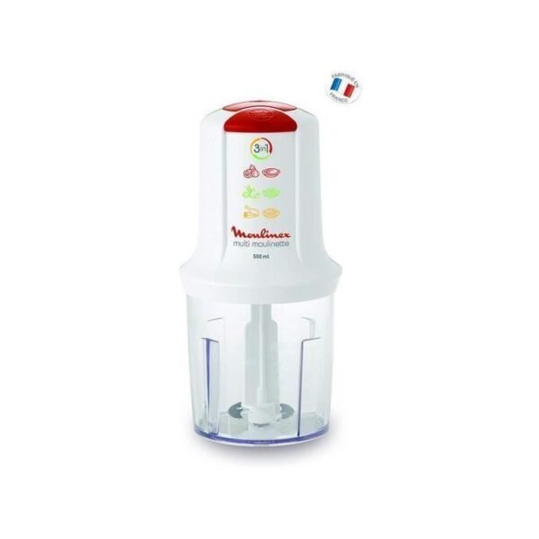 MOULINEX MULTI MOULINETTE HACHOIR 3EN1 500W AT711131 – Image 2