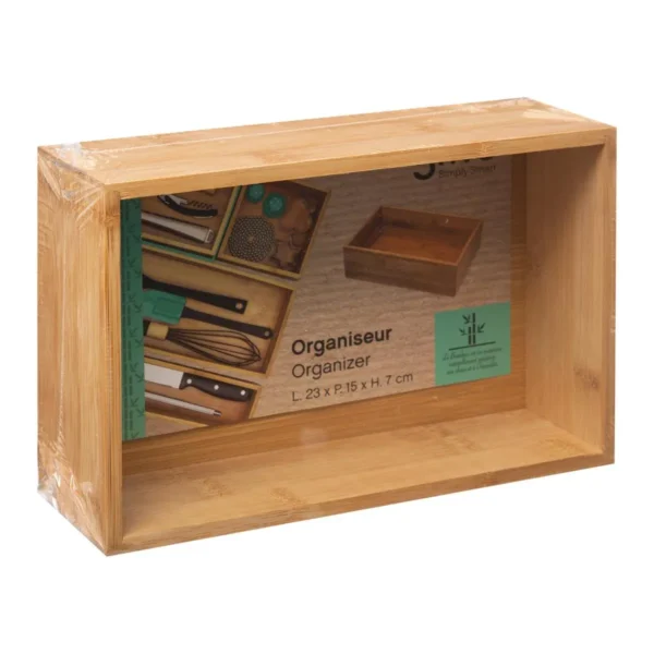 5FIVE ORGANISATEUR EN BAMBOU 23X15X7CM 146649