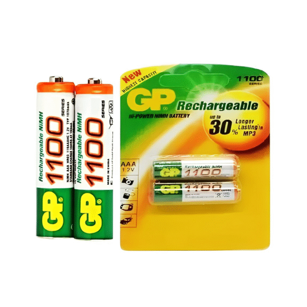 GP PILE RECHARGEABLES AAA 1100 X2