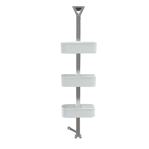 PRIMANOVA ETAGERE POUR DOUCHE 3 NIVEAUX BLANCHE N47-3-1