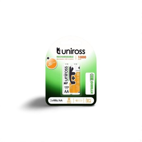 UNIROSS PILE RECHARGEABLE AA 1000 X2
