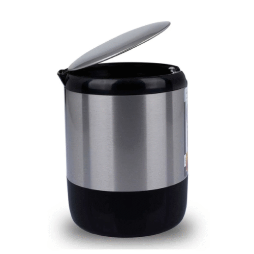 PRIMANOVA POUBELLE EN INOX 3L NOIRE E29-06