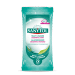 SANYTOL LINGETTE DESIFECTANTE 72 PCS EUCALYPTUS PROMO
